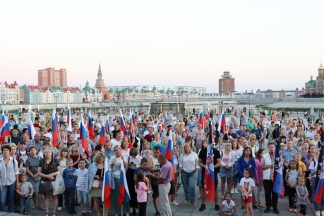 Митинг в поддержку внешней политики Президента Российской Федерации Владимира Путина и Российской армии